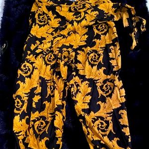 Vintage La Belle Pants Versace Type Pattern Small